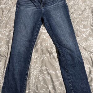 Buckle Dark Blue Straight Leg Jeans
